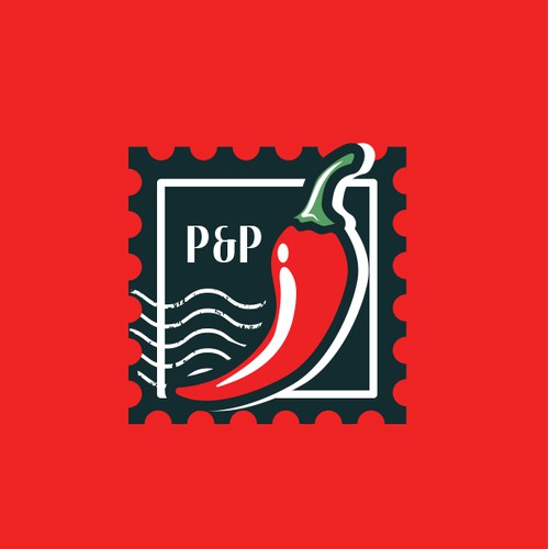 Bold logo concept featuring a chili pepper