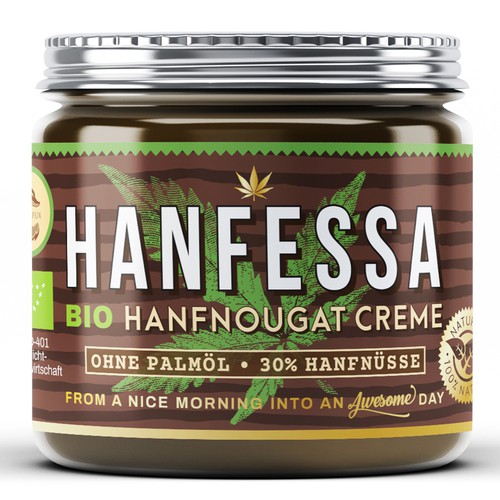 Design for hemp infused, bio creme