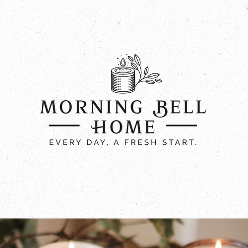 candle logo design