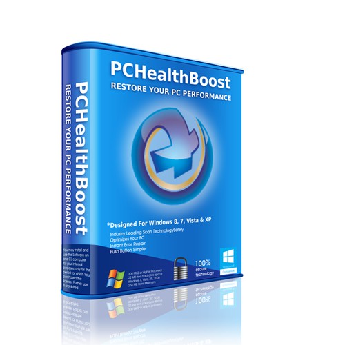 New Software Product Box for PC HealthBoost