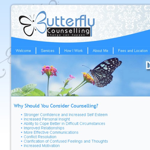 design for Butterfly Counselling