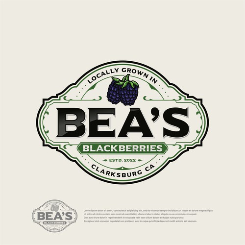 Bea’s Blackberries - Locally grown in Clarksburg CA