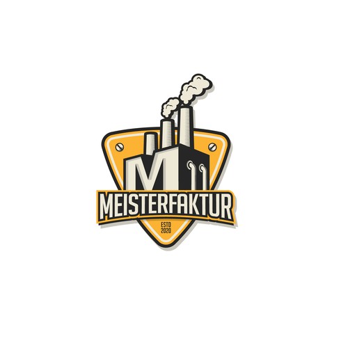 Vintage logo concept for Meisterfaktur