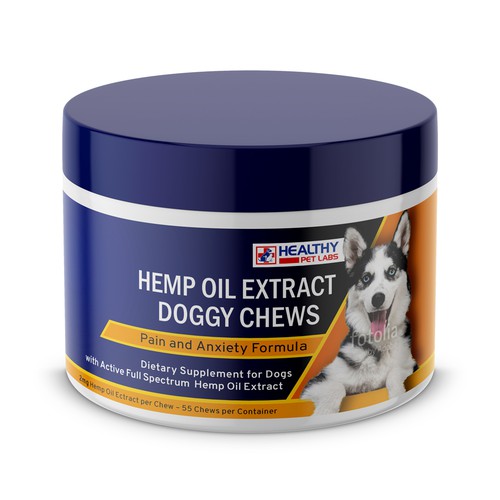 Label for Dog Chew Tablets