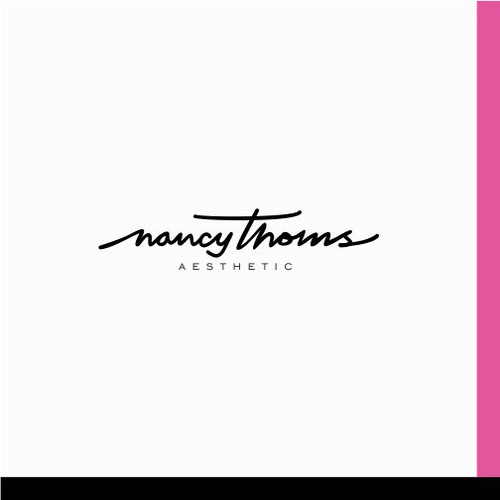 Nancy thomas aesthetic logo design