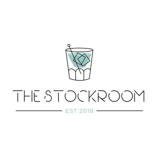 Modern yet classic logo for secret bar