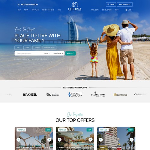 LEFORTA REAL ESTATE WEB DESIGN