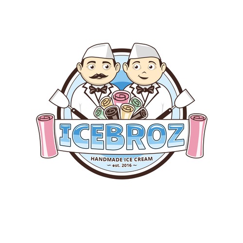 Logo Concept für ICEBROZ (Handmade ICE Cream)