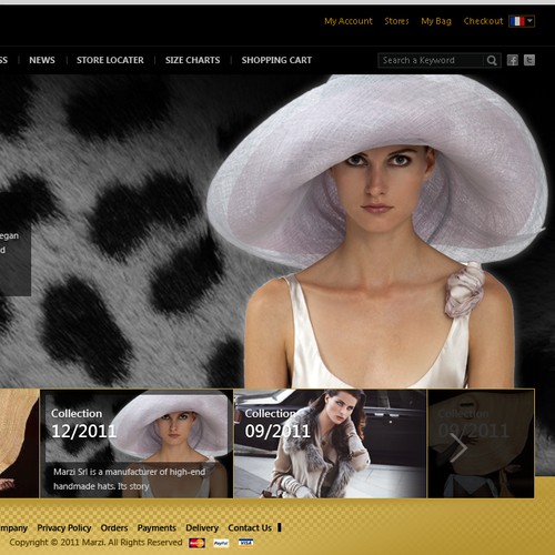 Luxury fashion e-commerce b2b & b2c website design