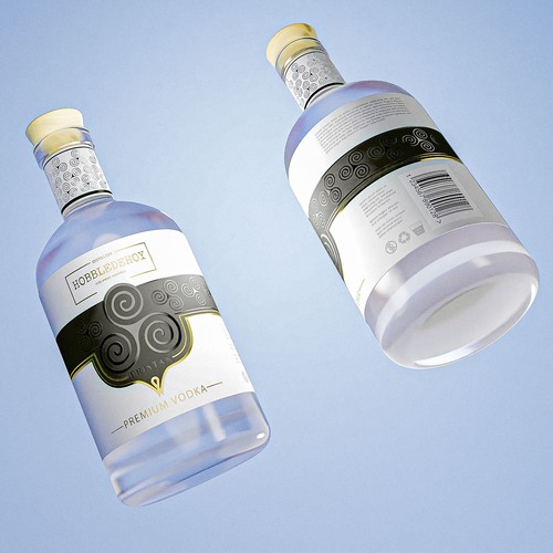 Vodka label 
