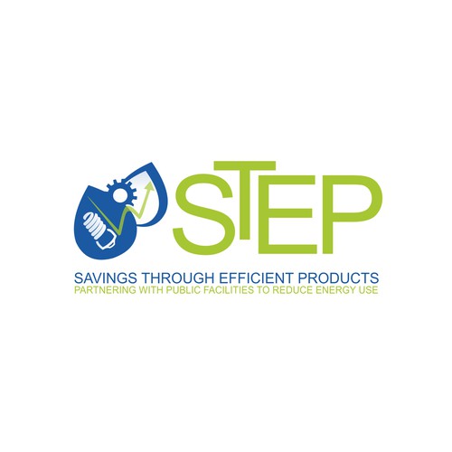 Create the next logo for STEP - Savings Through Efficient Products