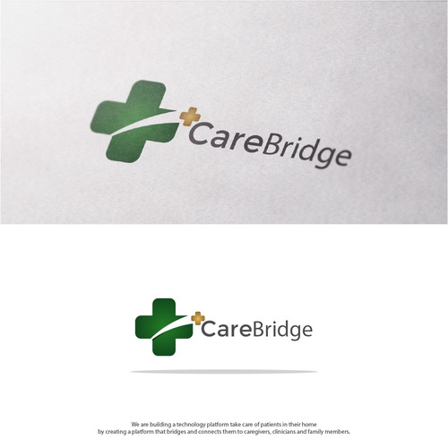 bold and creative logo for care bridge