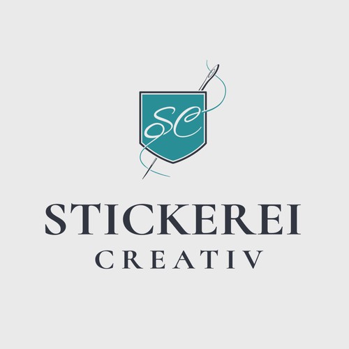 Logo Concept for Embroidery Badges Workshop.