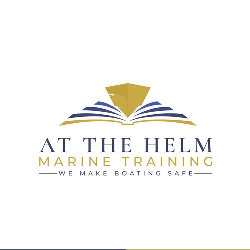 A logo for marine and boat training