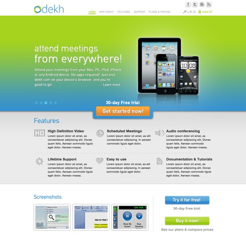 Help Dekh with a new website design