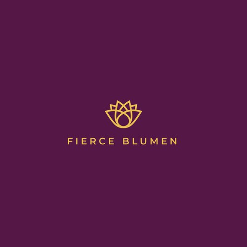 Fierce Blumen Logo Design (Simple Edition) – V2