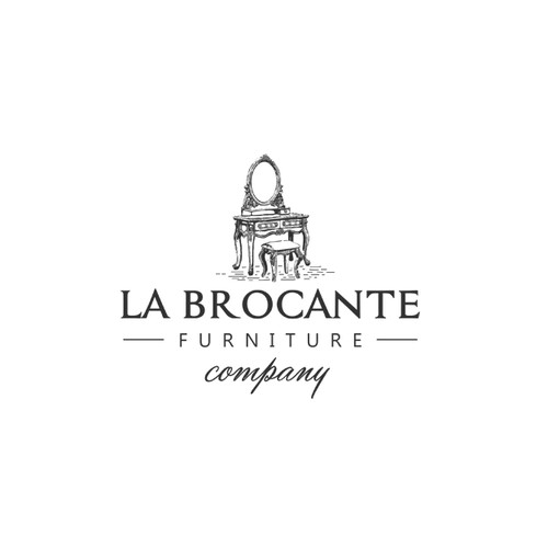 Classic logo for vintage furniture