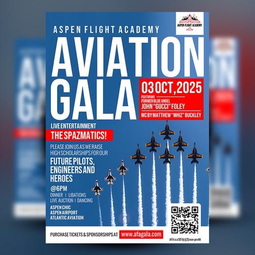Aviation Gala Flyer Design