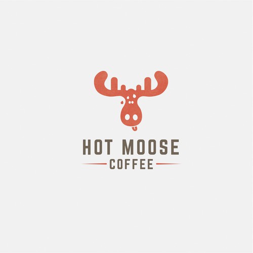 Bold logo for coffee shop