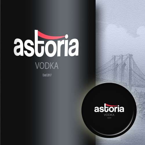Astoria Vodka label