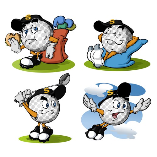 Design our golf ball mascot