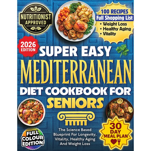 Super Easy Mediterranean Cookbook for Seniors