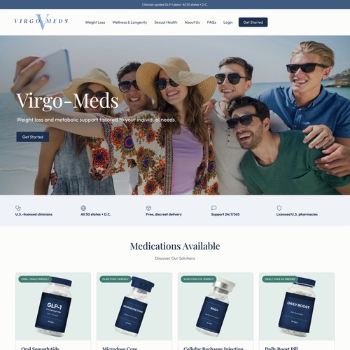 Virgo-Meds E-commerce Design