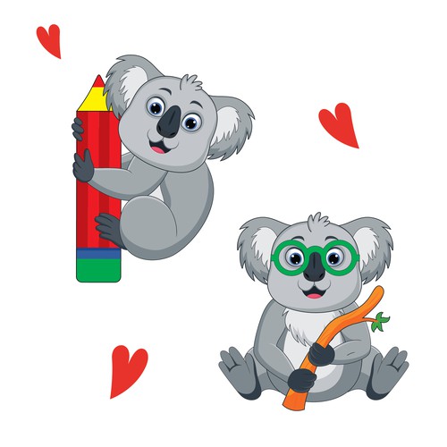Koala Character cartoon
