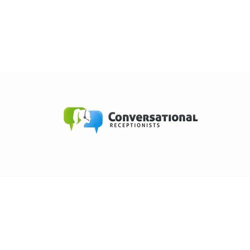 Friendly Receptionists | Conversational.com - Logo Design - Good Luck!