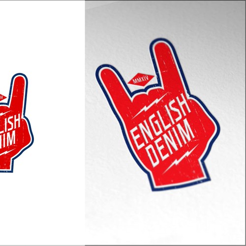 Rocker style Logo for English Denim