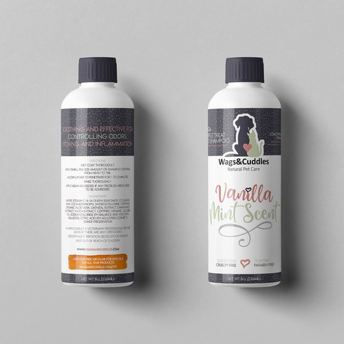 Pet Shampoo - Label Design