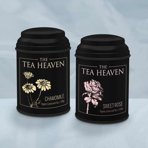 Packaging for Tea Heaven tin