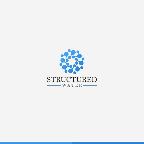 Logo for "STRUCTURED WATER"