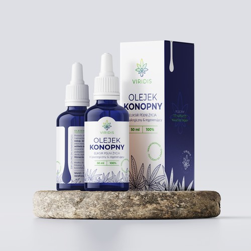 cannabis oil packaging design