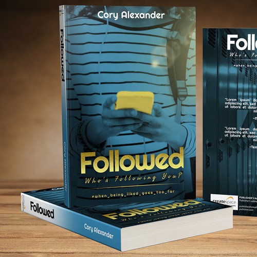 Book Cover Concept for Followed: Who's Following YOU? by Cory Alexander