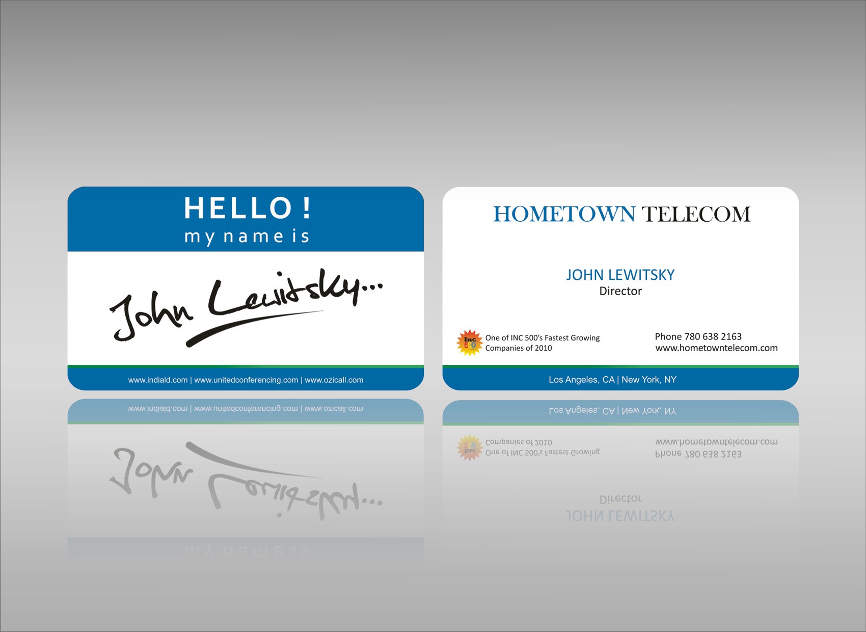 Business card for HTT