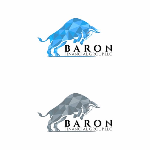 fresh, clean logo for Baron Financial Group, LLC