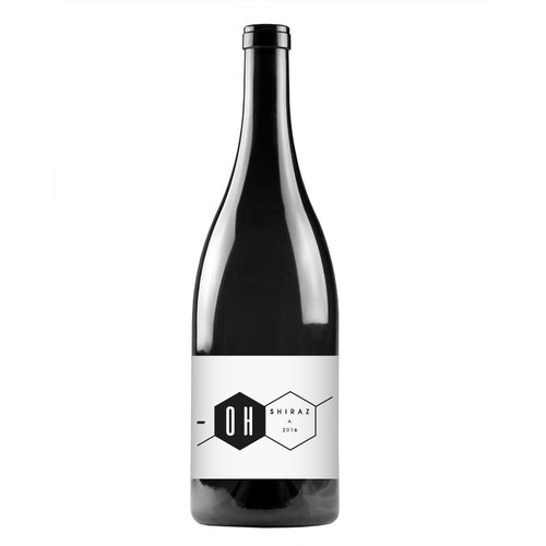 -OH shiraz 2016 / wine label