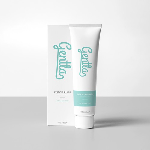 Winner packaging design for Gentla Skin care products