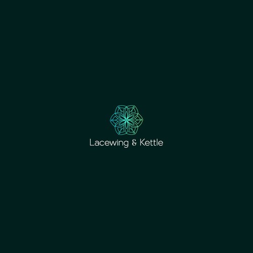 Whimsical Logo for Lacewing & Kettle - cosmetic products