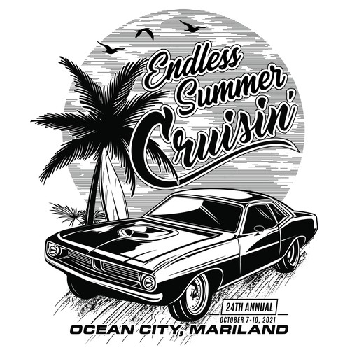 Classic Car T-Shirt design