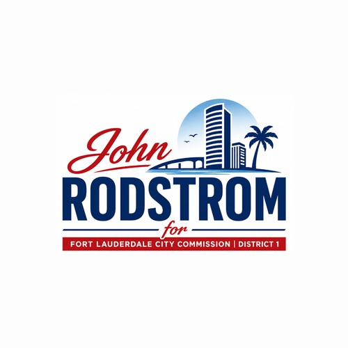 Bold Municipal Campaign Logo for John Rodstrom