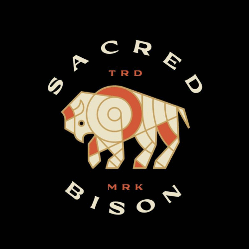 Sacred Bison Logo Badge