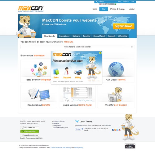 Website popup