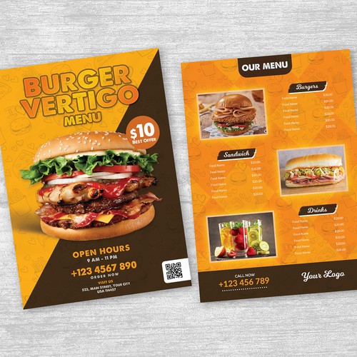 Fast-Food Restaurant Flyer