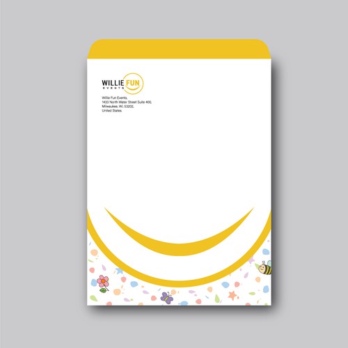 Event mailing envelope