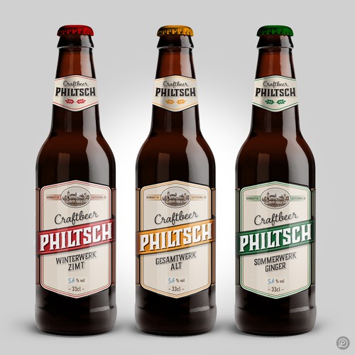 Craft beer labels design