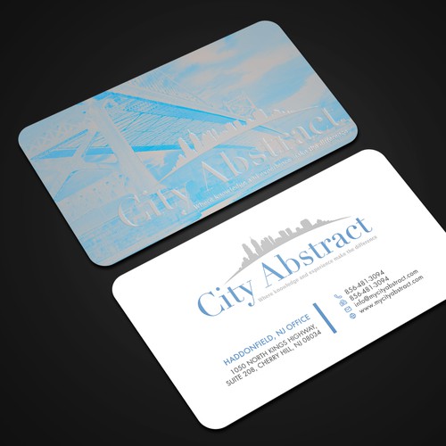 Business card design for regional Title Insurance Agency
