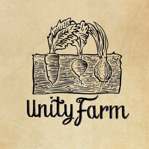 Organic Farm Food Logo