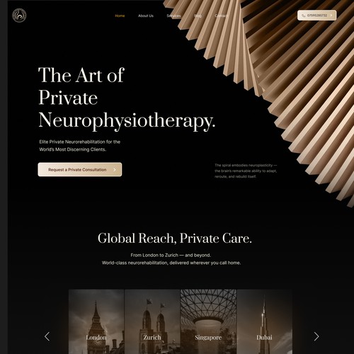 Luxury Neuropahty Clinic Website
